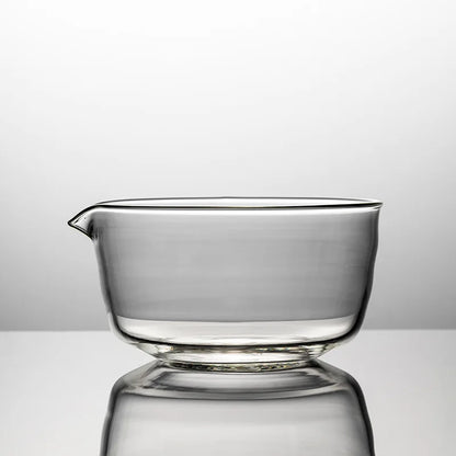 Mixing Matcha Bowl Glass Pouring Spout Japanese Tea