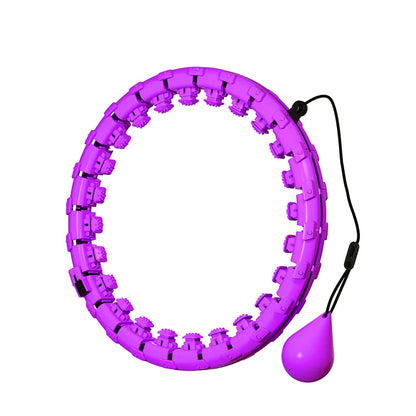 Waist Massager Weight Loss Cardio Training 2026 – Smart Flexible Fitness Hula Hoop 24-Section