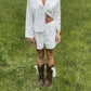 Stylish Long Sleeve Blouse with Openwork V-Neck and Lacing, Breathable Fabric for Spring Fashion-5