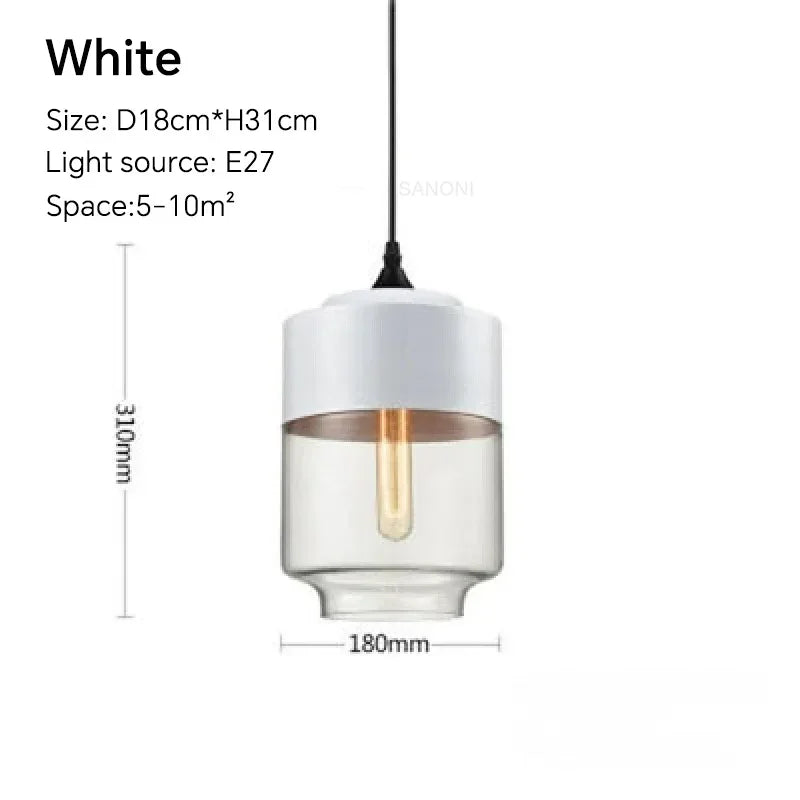 Pendant2026 Edition Light Glass Chandelier E27 For Dining Room Cafe Hotel Living Room Kitchen Island Contemporary Farmhouse Fall