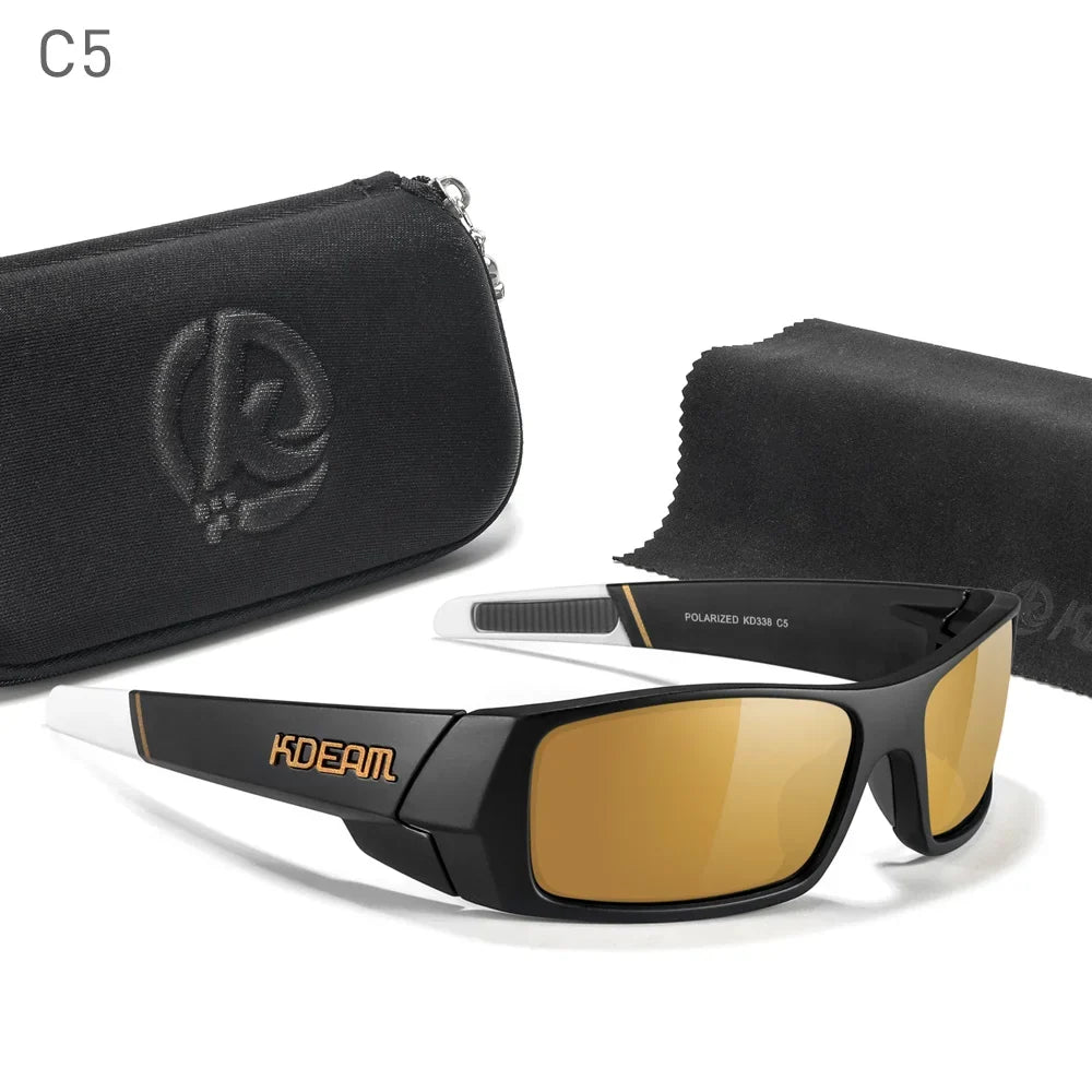 Sunglasses Photochromic All-Black Frame Fishing Sunglasses Summer 2026 Night Driving Comfort Case Included