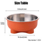Anti Slip Stainless Steel Dog Bowl - Simple to Clean Indoor Pet Dish