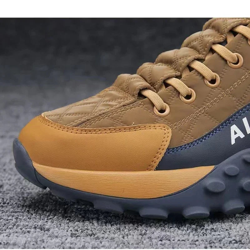 Waterproof Comfortable Shoes with Anti-Slip Outsole and Cushioned Insole for All-Day Support in White, Black, or Brown-5