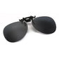 Clip-On2026 Edition Sunglasses Polarized UV400 Night Vision Driving Glasses Square Clip-Ons Anti-Glare Vintage Style