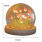 Handmade LED Tulip Flower Night Light - DIY Decorative Lamp for Bedroom, A Great Valentine's Day Gift