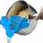 Flexible Clip On Pot Strainer - 1pc Kitchen Strainer for Pans and Bowls