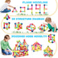 Magnetic Building Blocks Kit for Kids - Montessori Educational Toy for Toddlers, Creative Magnet Construction Gift