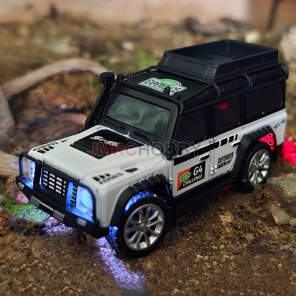 RC Alloy Car with Trailer - 2.4GHz Remote Control Mini Vehicle for Kids & Adults
