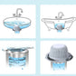 Hair Drain Catcher Collapsible Drain Protector For Bathtub Sink Shower Drains Spring Cleaning 2026 Keeps Drains Clear