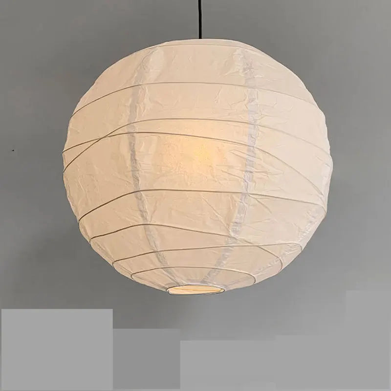 Wabi Japandi Sabi Round Pendant Light E27 LED Hanging Cozy Lamp