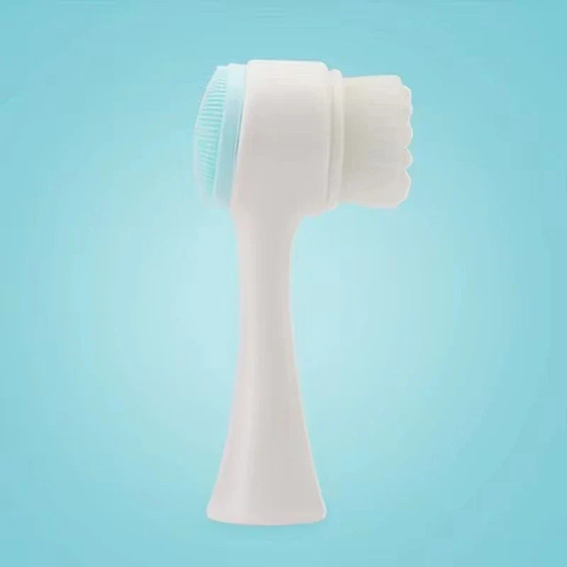 Silicone Pet Paw Cleaner & Massage Brush - Dual-Sided Dog Grooming Device for Healthy Coats