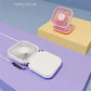 Mini Folding Hanging Neck Fan - 3 Speed USB Battery-Powered Personal Fan for Travel and Indoor Use