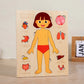 Montessori Human Anatomy Jigsaw Puzzle for Kids, 10 Pieces Educational Toy, Interactive Learning Device, Non-Toxic Wood, 12 x 9 Inches