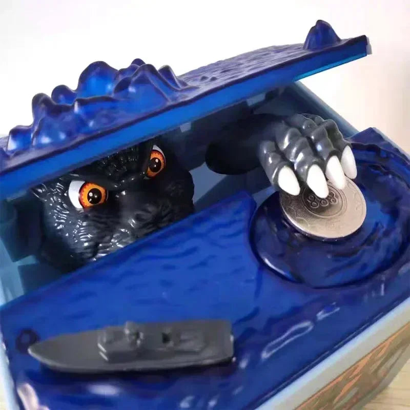 Bank Godzilla Money Box for Kids - Family Decoration Birthday Gift