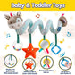 Spiral Plush Stroller Toy Travel-Friendly Newborn Sensory Toys