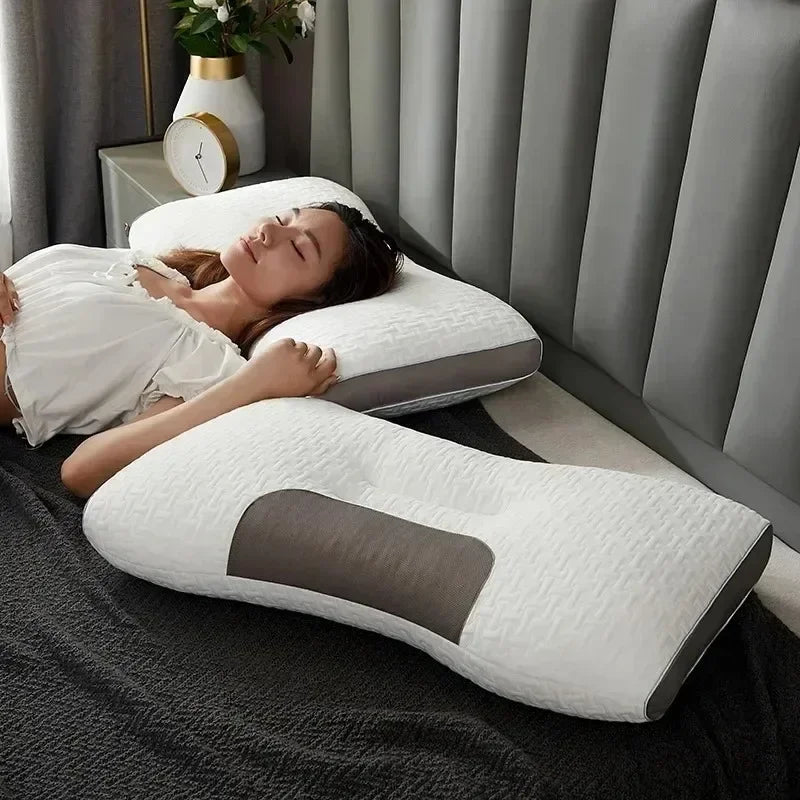 Soybean Fiber SPA-Inspired Sleep Pillow – Cervical Support Neck Pillow