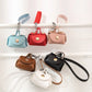 Free 1+1 Birkin Inspired Mini Hand Bag - Cute Leather Bag Charm Keychain & Earphone Case