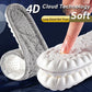Heated Self Insoles Real Cashmere 4D Cloud Thermal Winter 2025 Arch Support Anti Odor