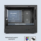 ITX Mini PC Case Tempered Glass 360mm Water Cooling