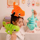 Chameleon Plush Pillow 30cm Cartoon Reptile Cozy Gift