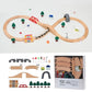 Beech Wood Train Track Kit - DIY Assembly Toy for Kids Eco-Friendly