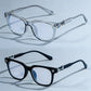 Light Blue Blocking Glasses Square Frame Unisex Computer Eyewear Fall 2026 Eye Strain Relief