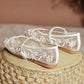 Light Women’s Ballet Flats - Mary Jane Mesh, Beaded