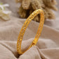 Gold Plated Bangles Deluxe Arabic Wedding Bracelet