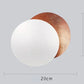 Wall2026 Edition Sconce Light Round Eclipse Contemporary Wall Lamp Iron Construction Ambient Bedside Decor Fall