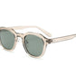 Style Korean Retro Sunglasses for Women TR90 Polygon Polarized UV400 Green Brown 2025 Summer