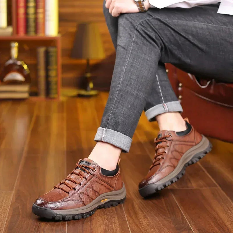 Men's Street Trendy Running Shoes - Anti-Slip Large Size Casual Sneakers