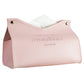 Leather Tissue Box - Scandinavian Car & Household Decor, Large Storage Napkin Holder
