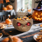 Candy Halloween Bowl Motion Sensor Prank With LED Eyes And Skeleton Hand, Halloween 2025 Party Centerpiece