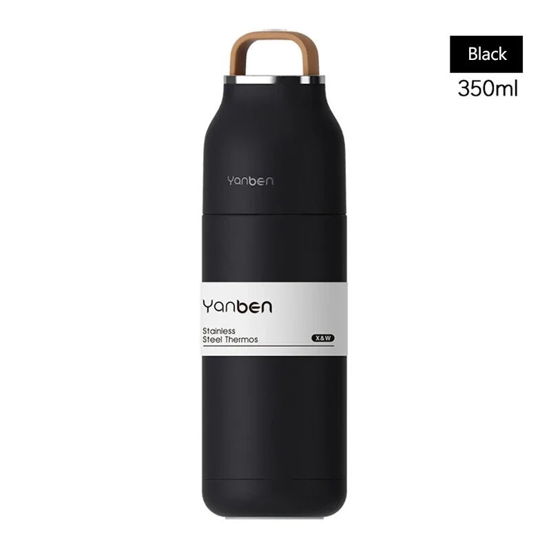 Water Travel Bottle 350ml 304 Stainless Steel Vacuum Thermos Flask Fall 2025 Insulated Leakproof On The Go