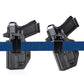 Kydex IWB Holster - TLR-8 Light Compatible, Inside Waistband Concealed Carry, 19 19X 23 25 32 44 45 Compatible