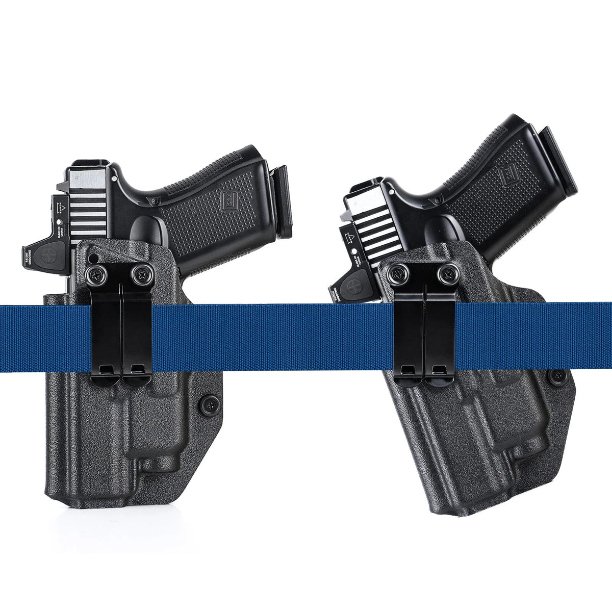 Kydex IWB Holster - TLR-8 Light Compatible, Inside Waistband Concealed Carry, 19 19X 23 25 32 44 45 Compatible
