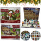 Calendar Advent 24 Days 3D Figures Christmas Countdown Gift