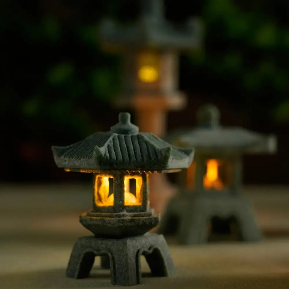 Lantern Pagoda Garden Statue Zen Yard Light Miniature Lamp for Micro Landscape Decor Fall 2026 Trend