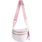 high-capacity sling bag with adjustable strap – Casual women's checkered crossbody shoulder bag