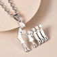 Mother's Day Gift Children Family Stainless Steel Jewelry – Silver Stainless Steel Mother & Kids Pendant Necklace