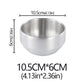 Steel Stainless Double Layer Rice Bowl With Lid Insulated