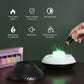 Aroma Volcanic Diffuser Essential Oil Lamp 130ml USB Humidifier with Color Flame Night Light