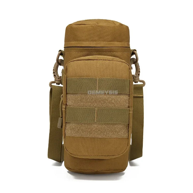 Water2025 Edition Bottle Pouch Waist Bag Tactical MOLLE 1L Capacity Hiking Camping Fall