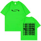 Carti PlayBoi ''I'm Music T-shirt'' Opium Ken Carson Tour Rap Fashion Hip Hop Oversized Tees