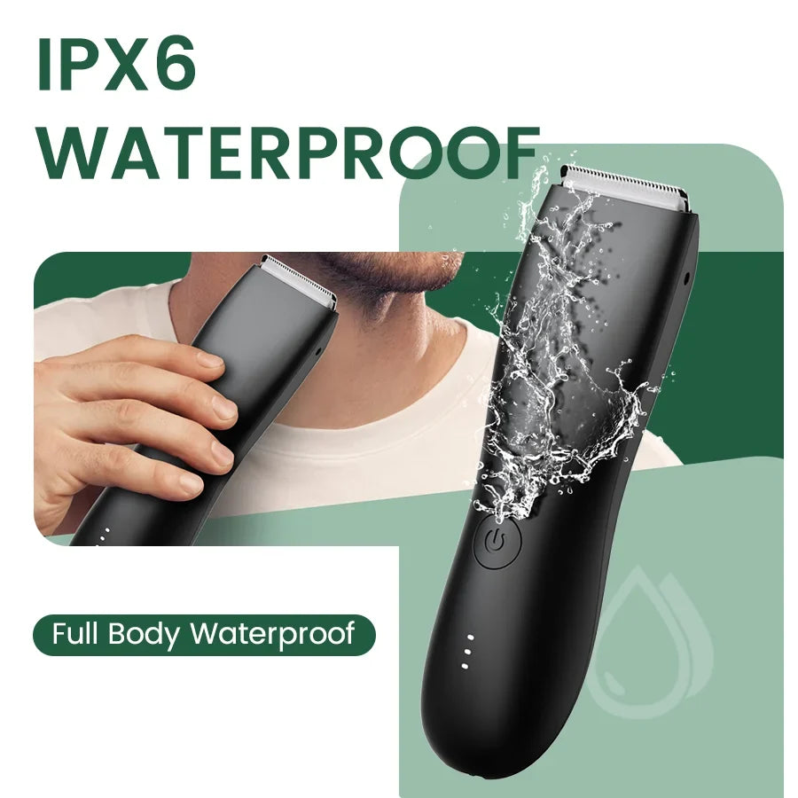 Body Groomer Water-Resistant Dual Head Motor-Driven Shaver With LED Light Foil Blades TikTok Viral Spring 2026 Gift