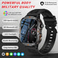 1.96 Inch AMOLED Display, 5ATM Water-Resistant, Bluetooth Call Fitness Tracker, Fall 2025 – Smartwatch Rugged Military Grade