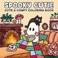 Coloring Halloween Book - Cozy Friends For Adults And Teens, Adorable Creepy Creatures, Fall 2025 Gift