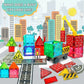 Magnetic Building Blocks Road Kit with Cars - Fun Construction Toy for Boys & Girls, Ideal Christmas & Birthday Gift for Toddlers
