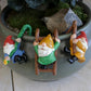 Garden Gnome Ornaments Kit - 3pc Hanging Resin Dwarf Figurines For Mini Garden Micro Landscape Decor Outdoor Spring
