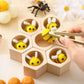 Fine Montessori Motor Toy 0-12 Months Wooden Bee Honeycomb Sensory Game Fall 2025 Development Gift